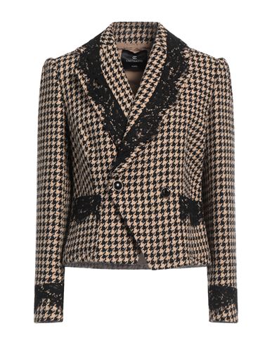 Cristinaeffe Woman Blazer Sand Size 8 Polyester, Wool