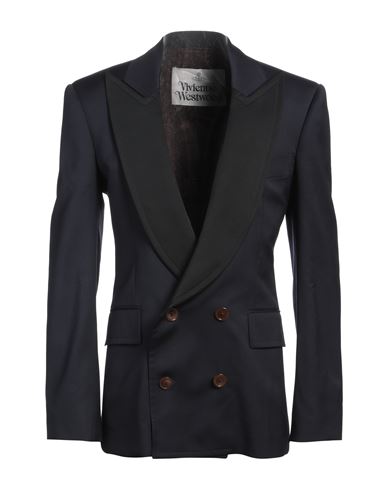 Vivienne Westwood Man Blazer Navy Size 40 Virgin Wool, Polyester