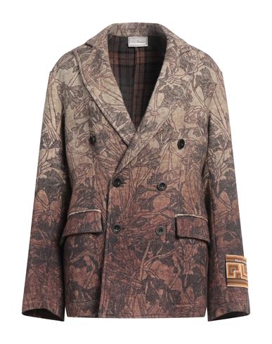 PIERRE-LOUIS MASCIA PIERRE-LOUIS MASCIA WOMAN BLAZER CAMEL SIZE L WOOL 
