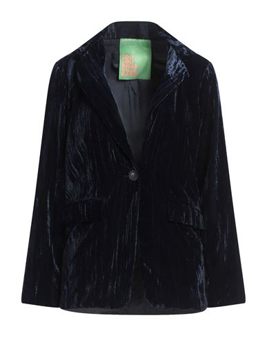 Lou Lou Belle Ville Paris Woman Blazer Navy Size S/m Polyester