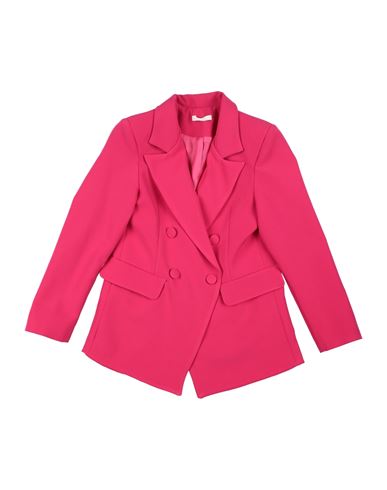L:ú L:ú By Miss Grant Toddler Girl Blazer Fuchsia Size 6 Polyester, Elastane