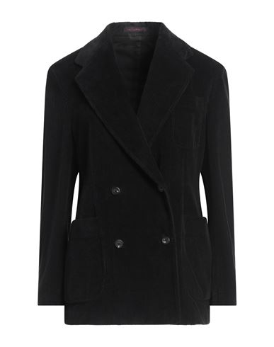 THE GIGI THE GIGI WOMAN BLAZER BLACK SIZE 10 COTTON, LINEN 