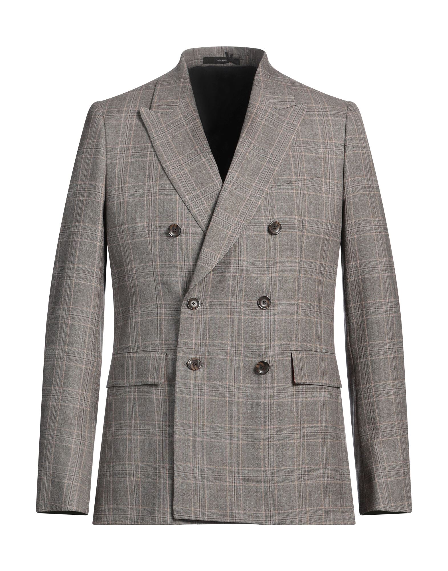 《セール開催中》PAUL SMITH メンズ ブレザー ダークブラウン 36 ウール 100%