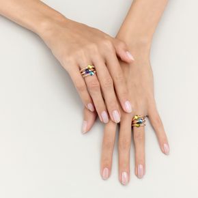 POMELLATO A.B004 E Bague m'ama non m'ama c