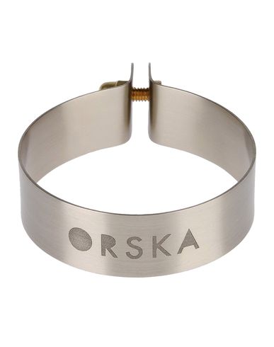 ＜YOOX＞ ORSKA レディース ブレスレット プラチナ S 金属繊維 / 真鍮/ブラス画像