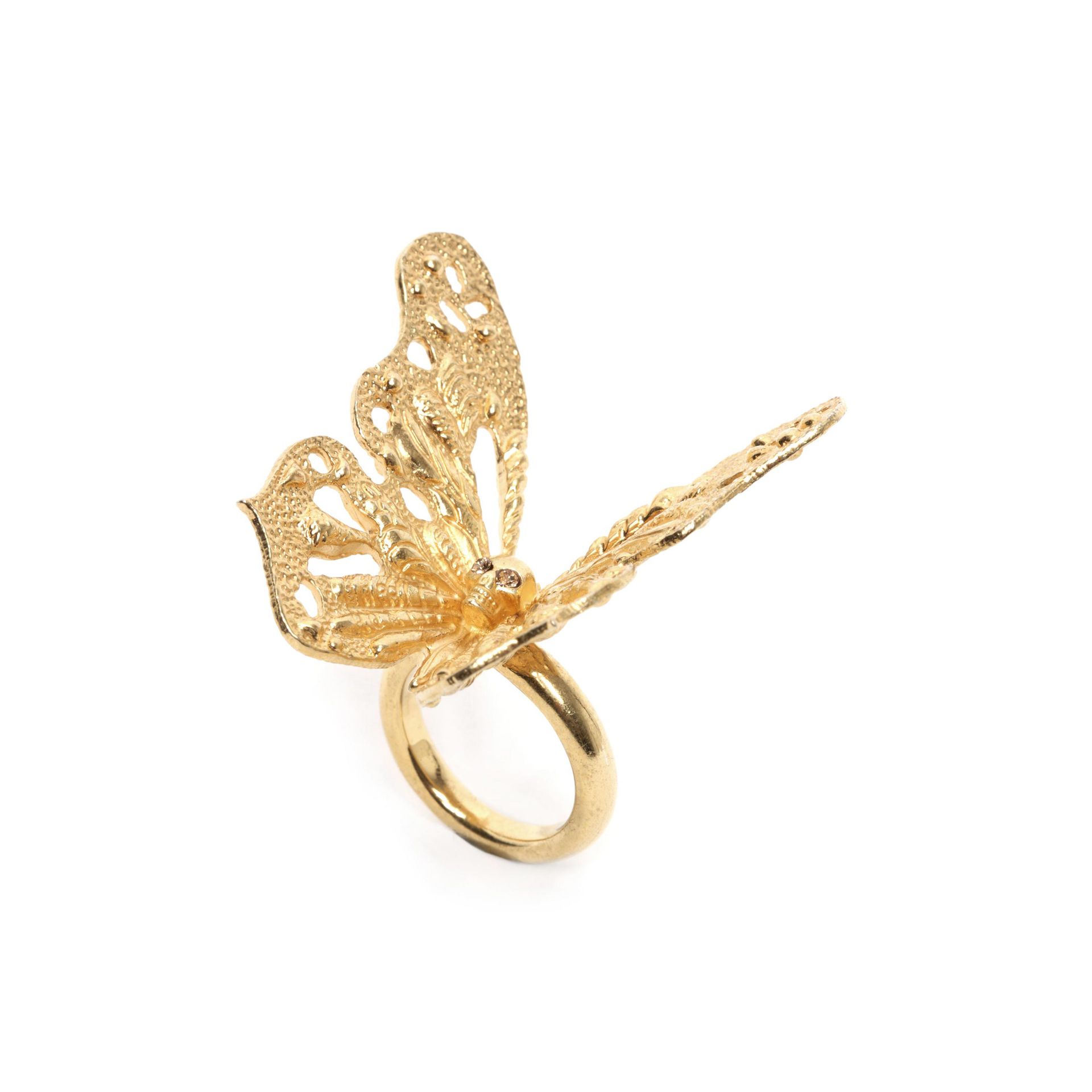 Butterfly Skull Ring Alexander McQueen | Ring | Jewelry