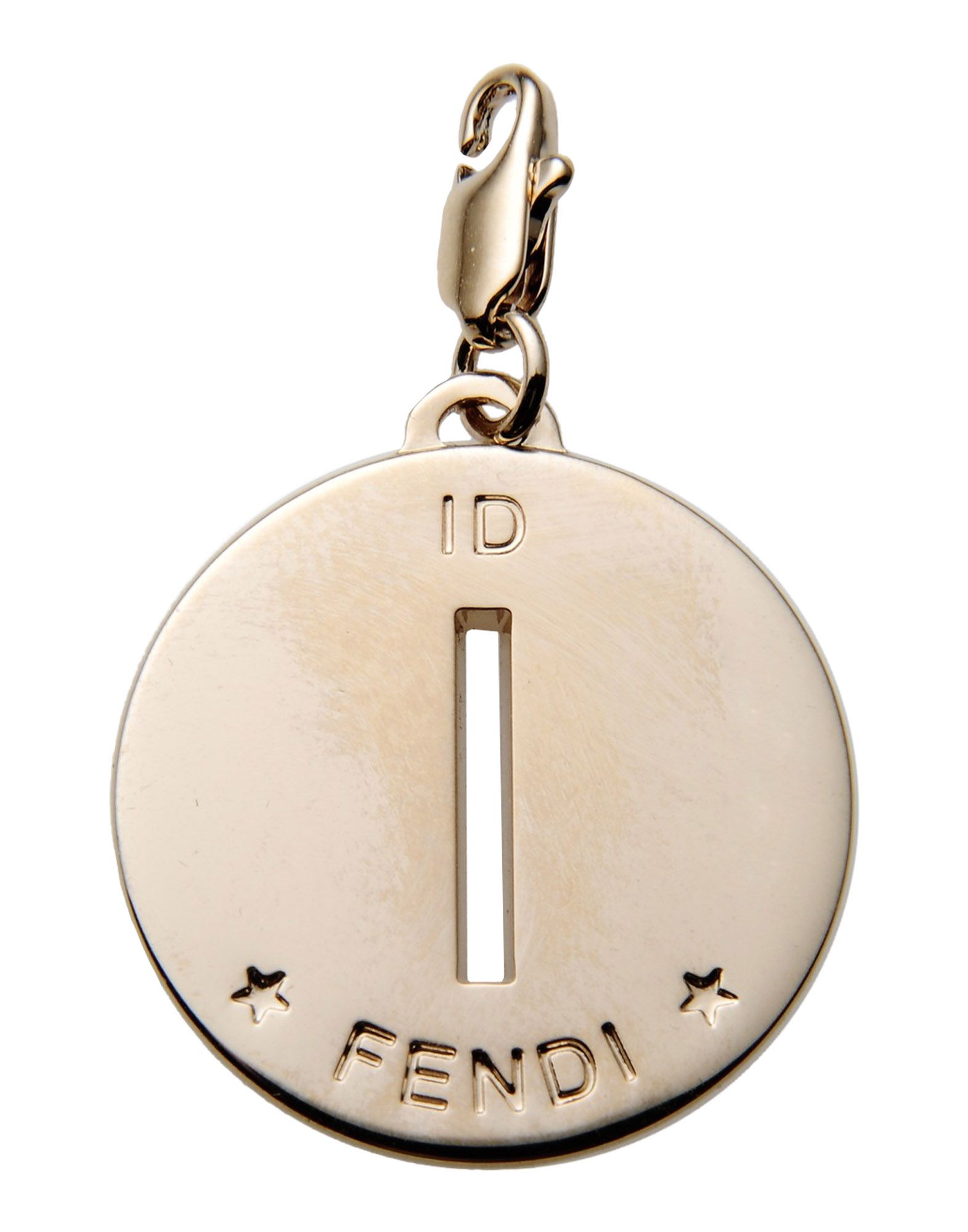 《送料無料》FENDI レディース ペンダント プラチナ 金属繊維