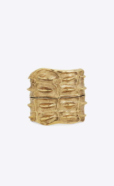 saint laurent opyum charm bracelet in gold brass