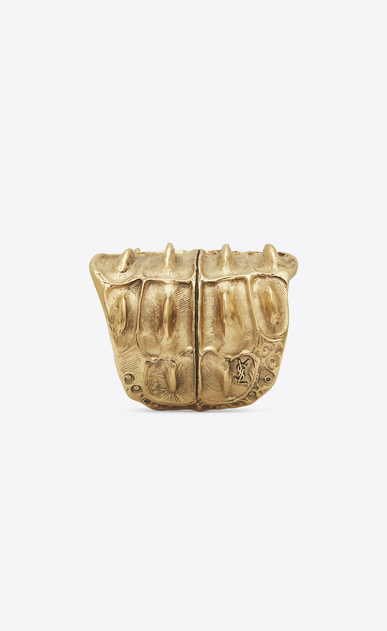 saint laurent opyum charm bracelet in gold brass