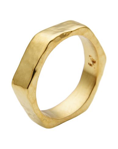 10%OFF ＜YOOX＞ HIRO + WOLF レディース 指輪 ゴールド S 真鍮/ブラス画像