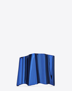 SAINT LAURENT Bracelets D BABYLONE cuff in metallic blue brass f