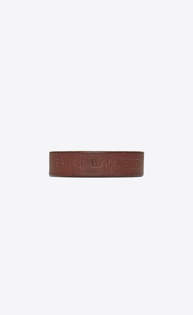 YVES bracelet in brown leather