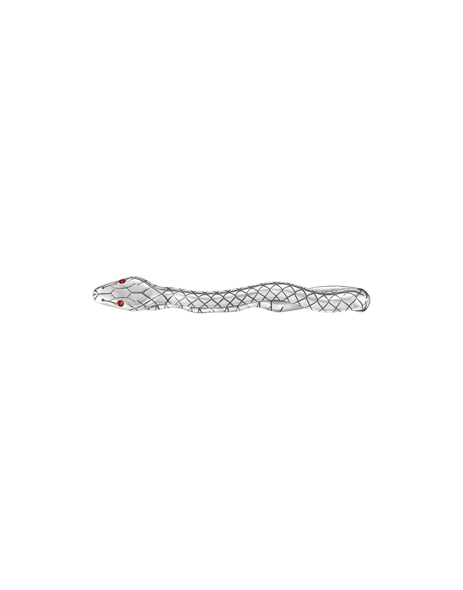MONTBLANC MONTBLANC TIE BAR SERPENT DESIGN MAN CUFFLINKS AND TIE CLIPS SILVER SIZE - 925/1000 SILVER,50201475UE 1