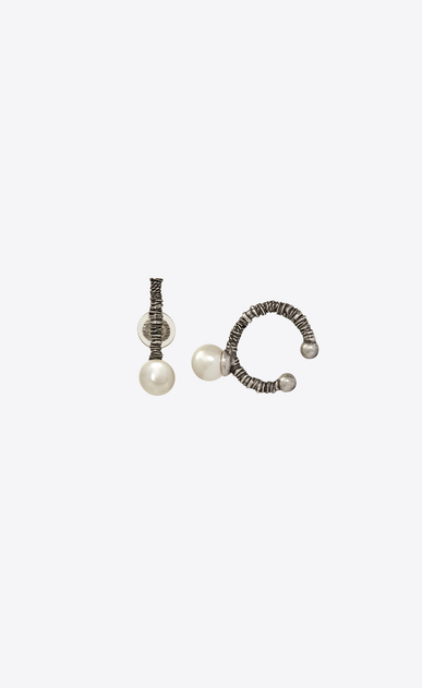 SAINT LAURENT Orecchini Donna Gioiello da orecchio MARRAKECH PERLE serpent in ottone a_V4