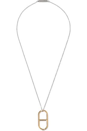ALEXANDER WANG WOMAN SILVER AND GOLD-TONE NECKLACE GOLD,GB 14693524284084656