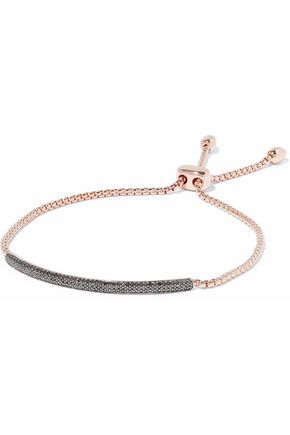 Shop Monica Vinader Fiji 18-karat In Rose Gold