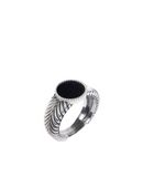 EMANUELE BICOCCHI Herren Ring Farbe Schwarz Gr��e 24