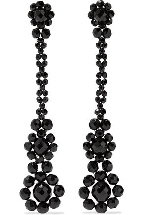 Ben Amun Up To 70 Off Us The Outnet Ben Amun Beaded Silver Tone Earrings