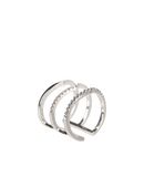 ASTRID & MIYU Damen Ring Farbe Silber Gr��e 1