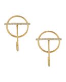 ASTRID & MIYU Damen Ohrring Farbe Gold Gr��e 1