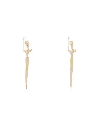 Valentino Garavani Woman Earrings Platinum Size - Metal In Gold