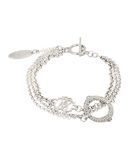 ROBERTO CAVALLI Damen Armband Farbe Silber Gr��e 1