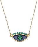 KATERINA PSOMA Damen Halskette Farbe Blau Gr��e 1