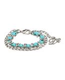 DSQUARED2 Damen Armband Farbe T?rkis Gr��e 1