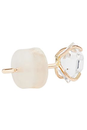 14 Karat Gold Herkimer Diamond Earrings Melissa Joy Manning Melissa Joy Manning 14 Karat Gold Herkimer Diamond Earrings