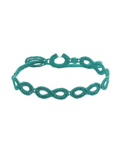 Cruciani Woman Bracelet Green Size - Textile Fibers