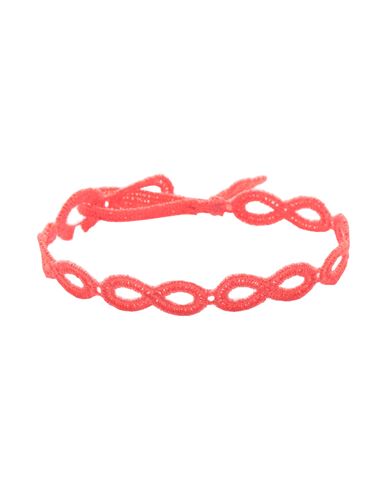 Cruciani Woman Bracelet Coral Size - Textile Fibers In Red