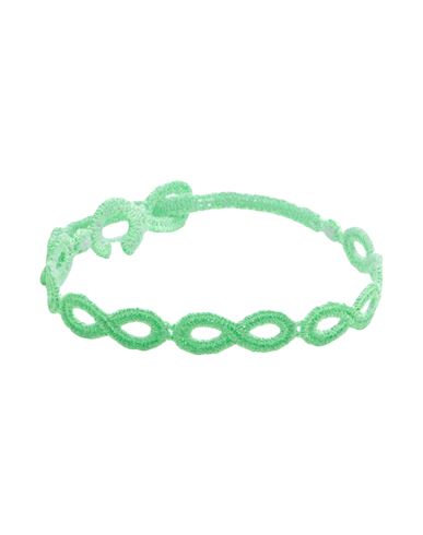 Cruciani Woman Bracelet Light Green Size - Textile Fibers