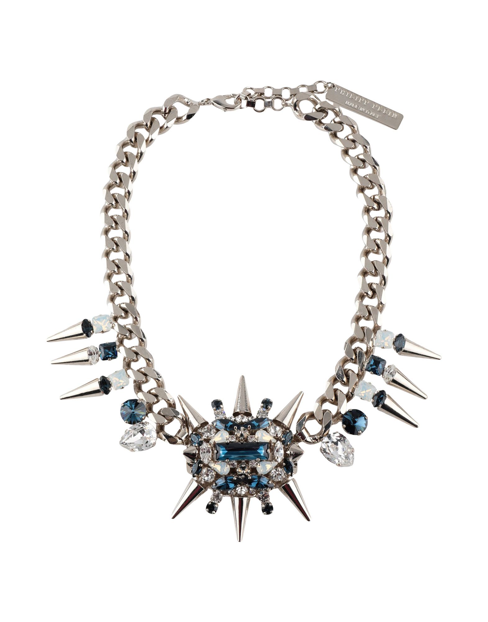 Philipp Plein Necklace In Blue | ModeSens