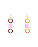 GOGO PHILIP Damen Ohrring Farbe Violett Gre 1