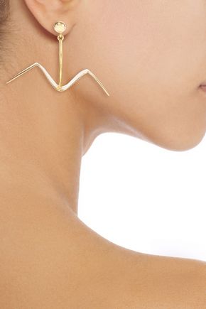Click to view more detailed imagery on our partner's website Oscar De La Renta Woman Gold-Tone Earrings Gold