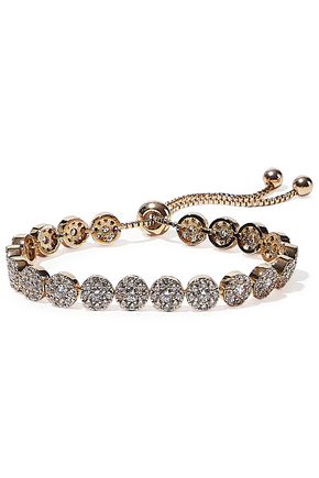CZ by KENNETH JAY LANE Gold-plated crystal bracelet