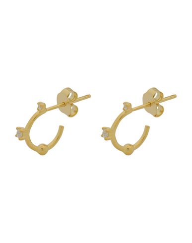 P D Paola Kaya Woman Earrings Gold Size - 925/1000 Silver, Zirconia, 750/1000 Gold Plated