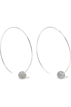CHAN LUU Sterling silver labradorite earrings