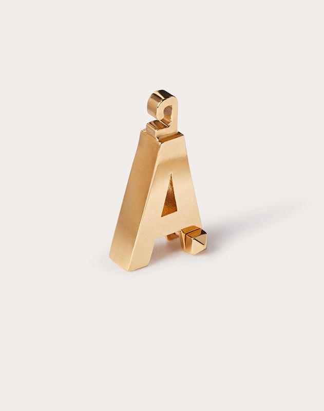 Call Me Valentino "A" Charm