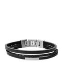 FOSSIL Herren Armband Farbe Schwarz Gre 1