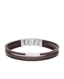 FOSSIL Herren Armband Farbe Dunkelbraun Gre 1