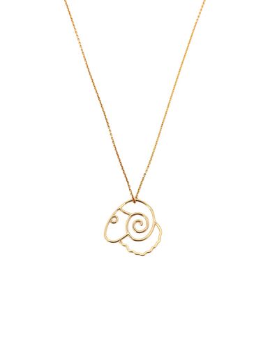 Necklace Capricorn Woman Necklace Gold Size - 925/1000 Silver, Brass, 18kt Gold-plated