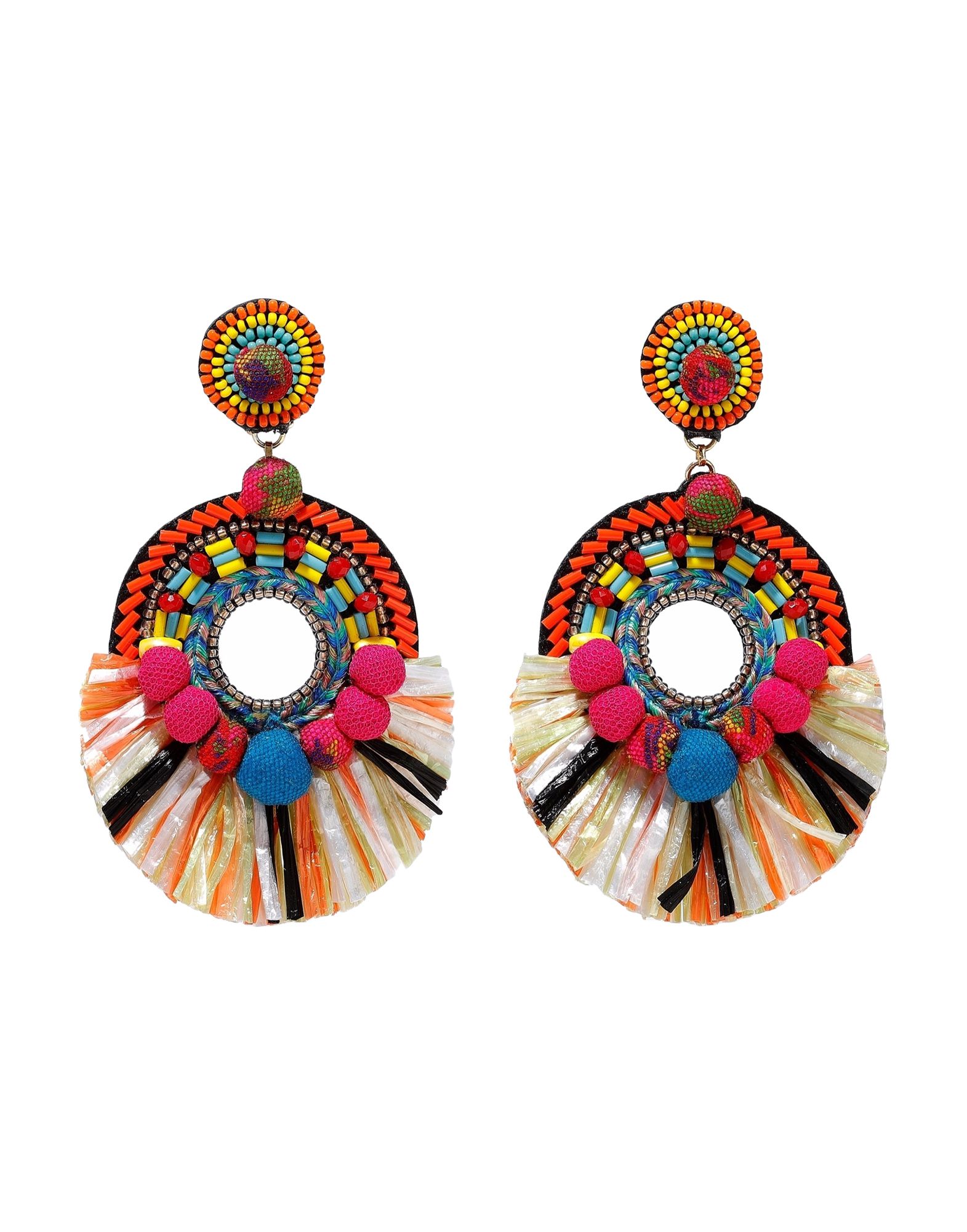 Ranjana Khan Earrings In Orange