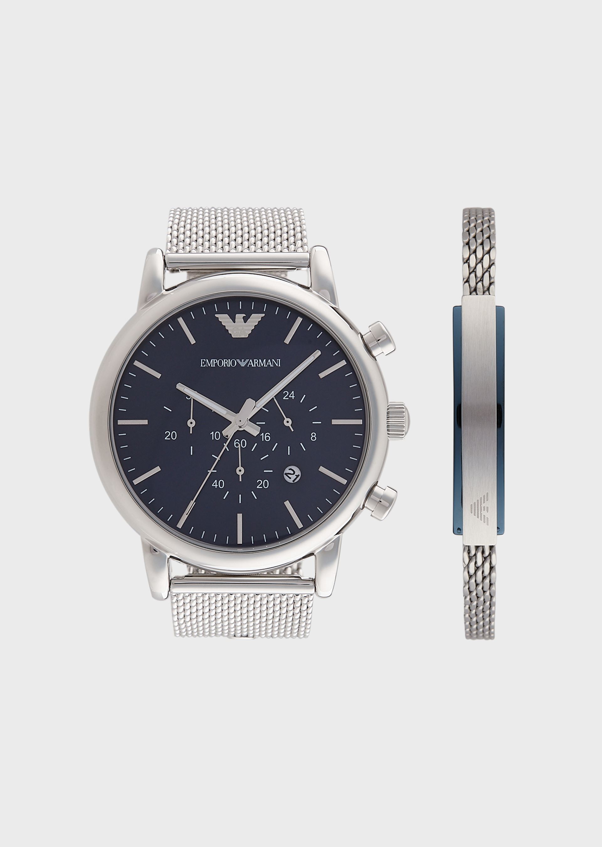 Emporio Armani Steel Strap Watches - Item 50241547 In Silver
