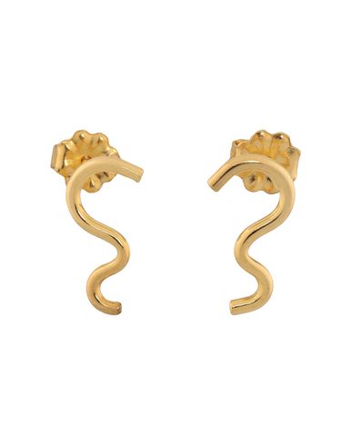 Kara Yoo Ripple Studs Woman Earrings Gold Size - 925/1000 Silver, 585/1000 Gold Plated