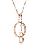 FOSSIL Damen Halskette Farbe Kupfer Gr��e 1