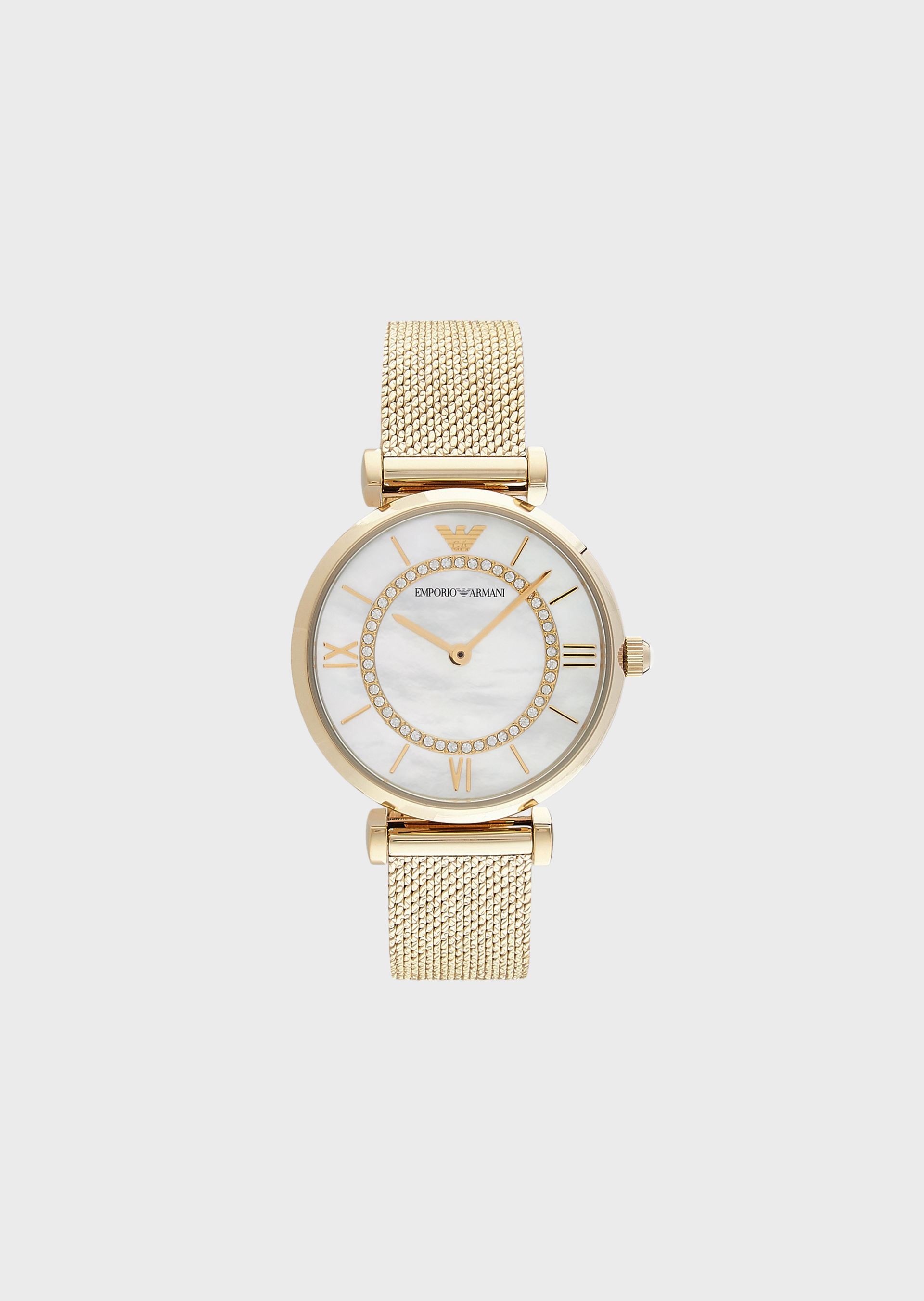 Emporio Armani Steel Strap Watches - Item 50246828 In Gold