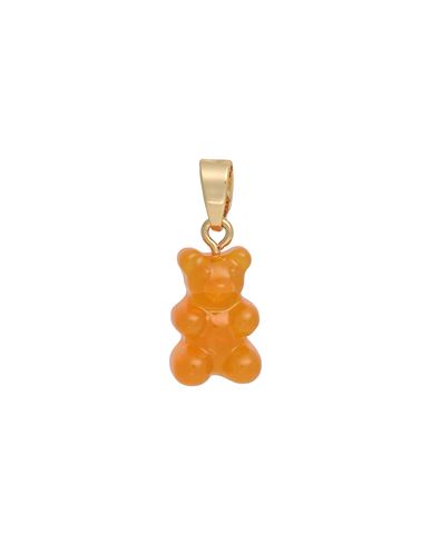 Crystal Haze Nostalgia Bear Woman Pendant Apricot Size - Plastic, Resin, Brass, 750/1000 Gold Plated In Orange