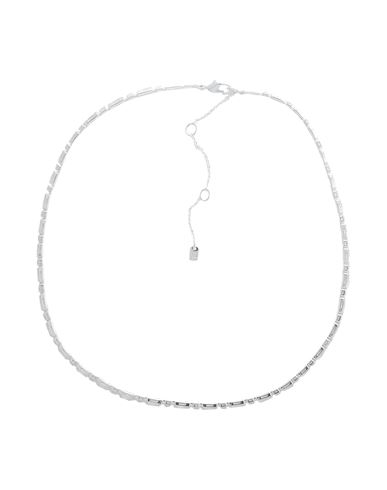 Lauren Ralph Lauren Chester Woman Necklace Silver Size - Zinc, Brass, Steel, Cubic Zirconia