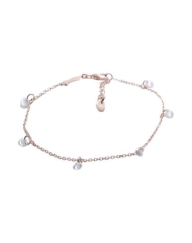 Kurshuni Shining Dots- Party Time Woman Bracelet Rose Gold Size - 925/1000 Silver, Crystal